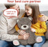 14" 3.5 Niuniu Daddy | Pound Weighted Teddy Bear Stuffed Animal for Kids Adults, Giant Brown Bear Plush Toy Body