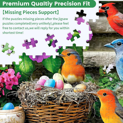 VOLUVOLU 300 Hummingbird 20.5x15 Piece Puzzle for Adults, Colorful Birds Jigsaw Puzzle, Colorful Animals Puzzles, Bird