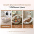 Royal Snuggle Baby Changing Basket with Waterproof Pad, Premium Cotton Rope Foldable Diaper Changing Mat for Dresser