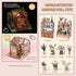 Set, 1:24 INSGEN Greenhouse Booknook Kit, DIY Miniature Dollhouse Building Scale Wooden Diorama Model, Tiny Street