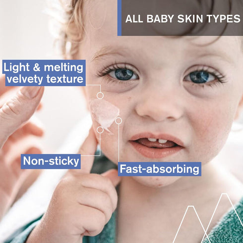 97% Uriage Baby Face Moisturizing Cream with Organic Edelweiss & Shea Butter, Hydrates & Prevents Dryness