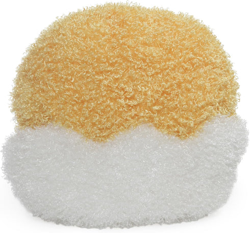 9.5" GUND Sanrio Gudetama Deluxe Egg in Shell Lazy Egg Plush Stuffed Animal, Yellow