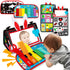 Tummy Time/Baby Mirror Toys, Black and White High Contrast Tabletop Mount Toys for Newborn Brain Development