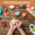 20-Count Wooden Eggs, Unpainted in Carton for Painting, Crafts, and Dyeing, Food Toys for Kitchen Play and Room Decor
