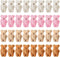 Skylety 32 Pieces Mini Bear Plush Toy Tiny Bear 2.36 Inches Mini
