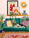 500 Piece Puzzle for Adults, Hygge Collection Stay at Home Rhi James, 24x18 Jigsaw and Candle