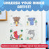 Planet First 20 2 38 Paint Just Add Water Books for Kids Animals Watercolor Painting Book with Brush, Includes Activity