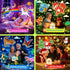 15 Films+15 360 PIKOY Star Projector for Kids Gifts, Soothing Sounds Machine Baby Night Light Projector, Remote