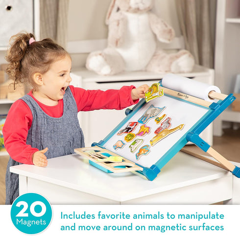 Melissa & Doug 20 Wooden Animal Magnets in a Box - FSC Certified
