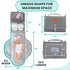 Portable Changing Pad for Baby Soft, Comfortable Portable Diaper Changing Pad with Wipes Pockets, Waterproof and Easy