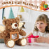 Leyndo Angel Remembrance Bear Plush Stuffed Animal with Recorder, 12 Inch Voice Recording Doll and Picture Frame