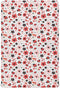 Vdsrup Crib Sheets for Boys Girl Ladybugs Flowers Neutral Mini Crib Mattress Sheets