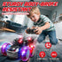 SOGAWEBB 4-7, 2.4Ghz 4 5 6 7 8 Remote Control Cars for Boys Rechargeable RC Stunt Car with Cool Lights Toys Gift