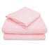 TL Care 100% Natural Cotton Jersey Knit Toddler Sheet Set, 3-Piece, Pink, Soft Breathable for Girls