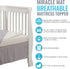 L.A. Baby Miracle Crib Mattress Topper - Breathable and Comfortable Design