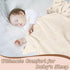 31x40 inches(Oatmeal YOYI YOYI Cotton Baby Blanket Toddler Blankets Soft Warm Breathable Nursery Swaddling Blankets