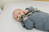 100% Silicone Pacifier Clip Metal-Free, Rust-Free, Food-Grade Silicone and Natural Beech Wood, Secure Pacifier Holder