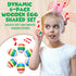 IPIDIPI Toys Egg Shakers Maracas - 6-Pack Colorful Wooden Musical Eggs for Baby, Toddler, and Party Favors