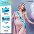 CORRURE Baby Shower Sash for Boy - 'Mommy to Be' with Blue Ribbon and Black Foil Text, Ideal for Gender Reveal