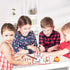 Set 3-8, Set Restaurant Server Play Toys for Boys Girls Age Role Play with Unisex Server Dress-Up Costume, Play Food