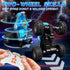 1:64 2.4GHz 4-7, 360 6-8 Gohero Monster Trucks Toys, Mini Remote Control Car for Boys Spin & Walk Upright Little Blue