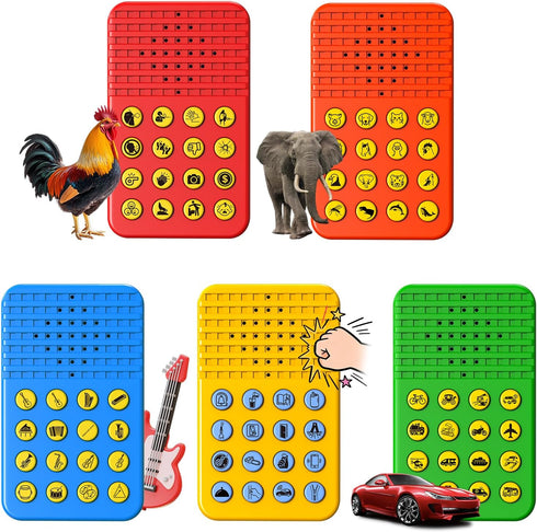 Ninigai 16 6 7 8 9 10 11 12, Musical Sound Effects Machine - Sounds Instrument Themed Noise Maker For Kids With Volume