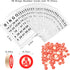 Lewtemi Vintage Bingo Board Game Classic Bingo Cards Bingo Game Wooden Bingo Set includes 40 Bingo Number Cards and 75 Chess for Family Large Parties Adults Holiday Activities