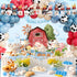 Party Inspo 1st 1st 160 Farm Party Decorations Boy, Birthday Decorations Boy, Blue Barn Animal First Birthday