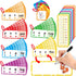 CVC Word Games Flash Cards, Phonics Games for Toddlers Kids, Educational Learning Activities for Preschool