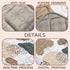 50x50 Inch Baby Play Mat - Thicken Soft Foam Crawling Mat for Playpen & Floor, Non-Slip Waterproof Activity Playmats