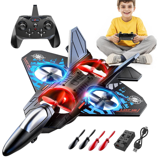 MSKOLER Foam Remote Control Airplane for Kids 8-12, 2.4 GHz RC Plane