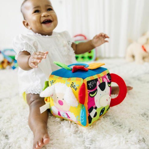 K's Kids Musical Farmyard Cube Educational Baby Toy by Melissa & Doug