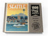 MyPuzzle Seattle, WA: Ferry Vintage Poster - Premium 1000 Piece Jigsaw Puzzle for Adults