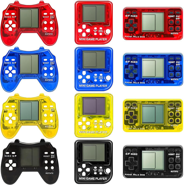 12Pcs Arcade Video Game Keychains, Kids' Party Favor Sets, Video Game Party Favors for Boys and Girls, Party Supplies