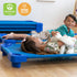 ECR4Kids 4-Pack Stackable Kiddie Cot Corner, Replacement Parts, Daycare Essentials, Blue