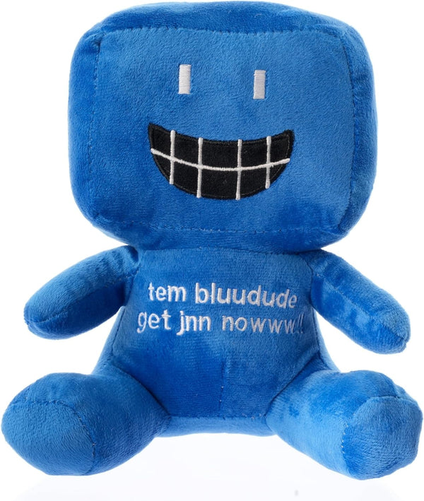 Generic 8-inch Blue Plush Toy, Filled Character Pillow, Suitable for Home Decoration, Collectible