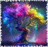 Jiroinlly Wooden Puzzles for Adults 500 Pieces, Tricolor Tree of Life, Wood