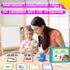 154 (5 PCS Wooden CVC Word Spelling Game, Short Vowel Spelling Flashcards Sight Words Flash Cards Montessori Early
