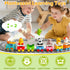1 2 3 Set Counting, 18M+ Toddler Toys for Year Old, Electric Farm Animal Train with Music, Lights & Steam, Montessori