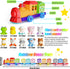 1 2 3 Set Counting 10 Toddler Learning Toys for Year Old, Farm Animal Train with Sorting Matching, Farm Animals, Finger