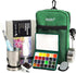 Funto Mini Watercolor Paint Set, All-in-One 24-Color Travel Paint Kit, with Crossbody