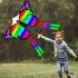 JEKOSEN Huge Butterfly Kite for Kids and Adults, Easy to Fly with Tail for Beach Trip, Park Family Outdoor Games
