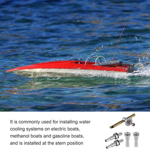 M6 RC Boat Water Nipple Pickup Outlets Cooling Tube RC Water Pickup Cooling System Kit