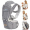 Bear Baby Carrier, 6-in-1 Baby Carrier Newborn to Toddler with Hip Seat