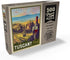 MyPuzzle Italy, Tuscany: Vintage Poster Terra Del Vino - Premium 500 Piece Jigsaw Puzzle for Adults