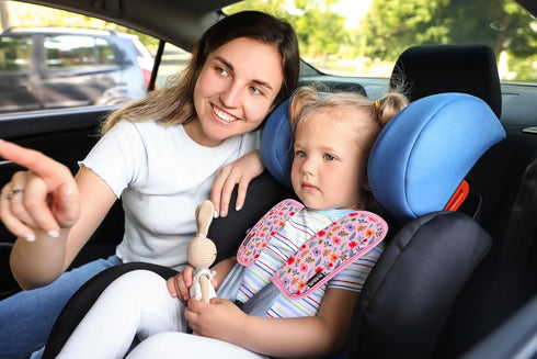 SLEILIN 3 Pcs Car Seat Straps Shoulder Pads Suit for Kids : Ultra-Soft Child Car Seat Strap Covers, Kids Car Seat Strap