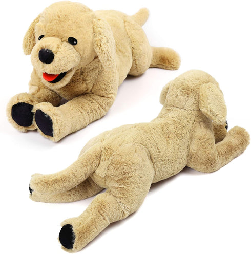 LotFancy Dog Stuffed Animals Plush, 21" Soft Cuddly Golden Retriever Plush Toys, Large Stuffed Dog, Puppy Dog Stuffed Animals, Mother's Day, Birthday, Easter Gift, for Kids, Pets, Girls