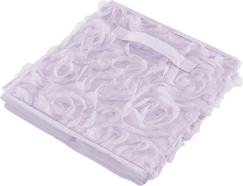 Set 2 Sweet Jojo Designs Purple Floral Rose Foldable Fabric Storage Cube Bins Boxes Organizer Toys Kids Baby Childrens