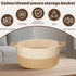 ELIDANTE Decor,19.69" 11.42" 7.48" Woven Basket for Toys, Blankets & Gifts Empty ,Cotton Rope Storage Basket