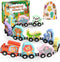 11 Magnetic Wooden Animals Train Set - Montessori Toys for Toddlers - Birthday Gifts for Boys & Girls